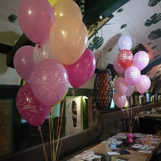 30 darabos héliumos léggömb csomag