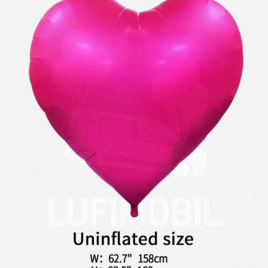 150cm-es ÓRIÁS Pink szív